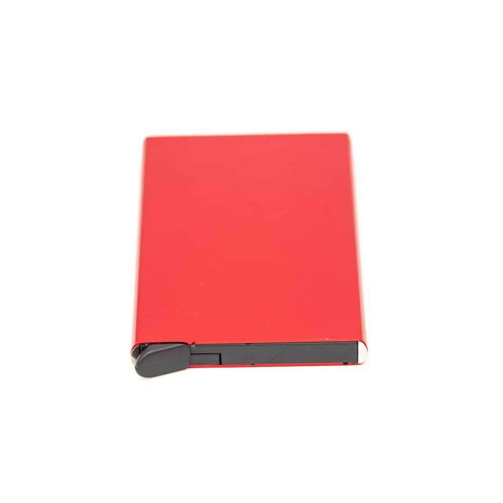 Killer Deals Aluminium RFID-Blocking Card Protector Wallet- Red + Black Combo