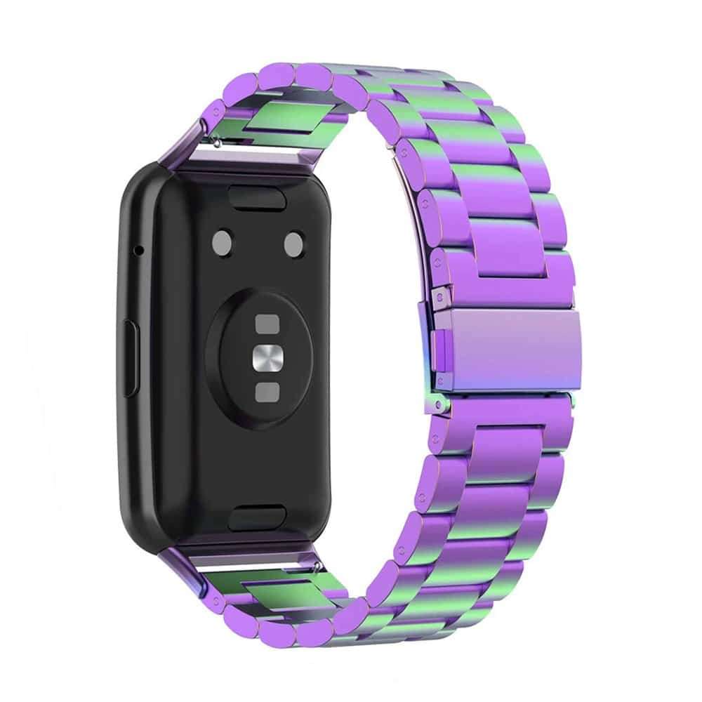 Killer Deals Huawei Watch Fit Replacement Stainless-Steel Strap - Colourful
