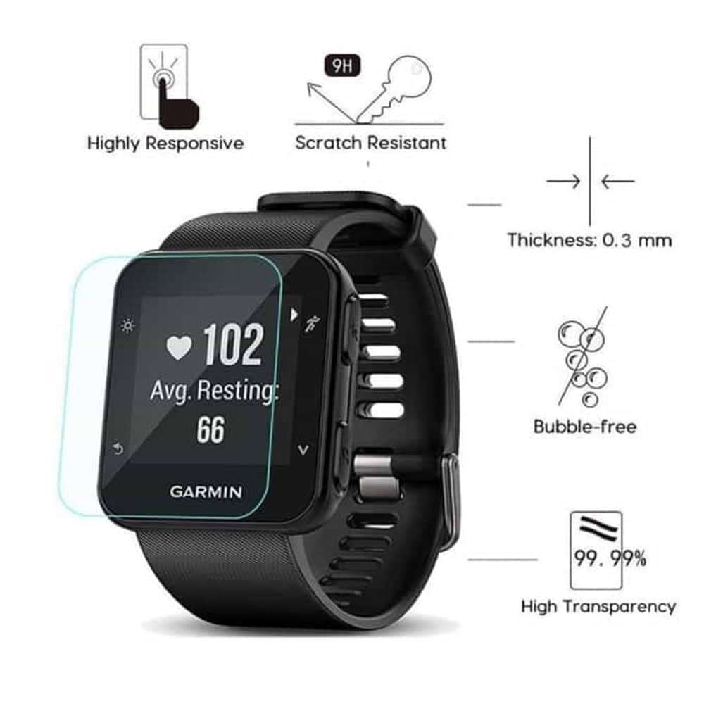 Killer Deals 32mm Tempered Glass Screen Protector for Garmin Forerunner 35 x2 Combo