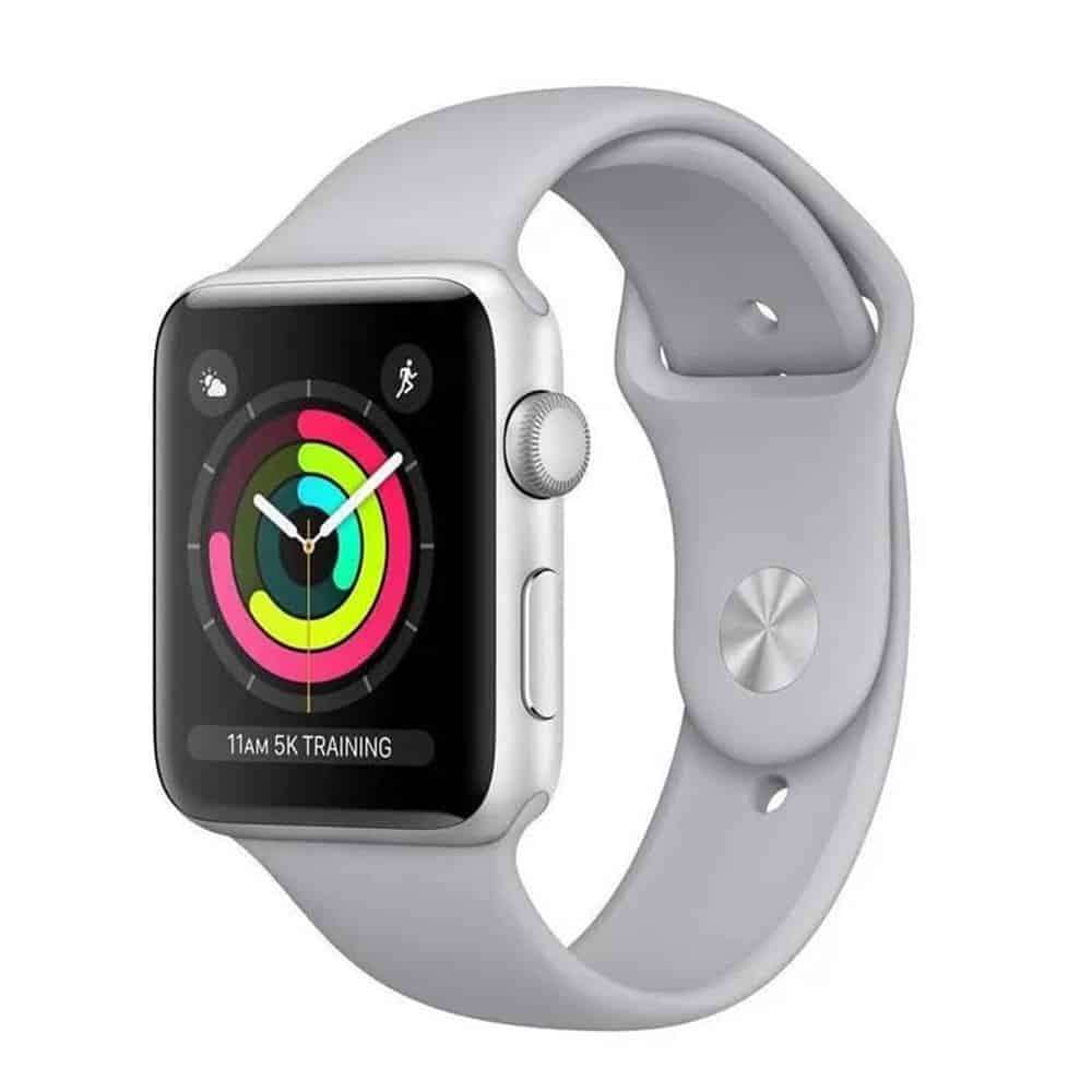 38/40/41mm Apple iWatch Silicone Strap (M-L)- Timberwolf Grey