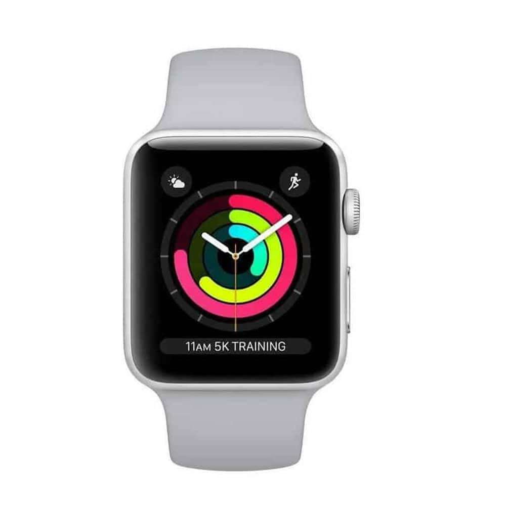 38/40/41mm Apple iWatch Silicone Strap (M-L)- Timberwolf Grey