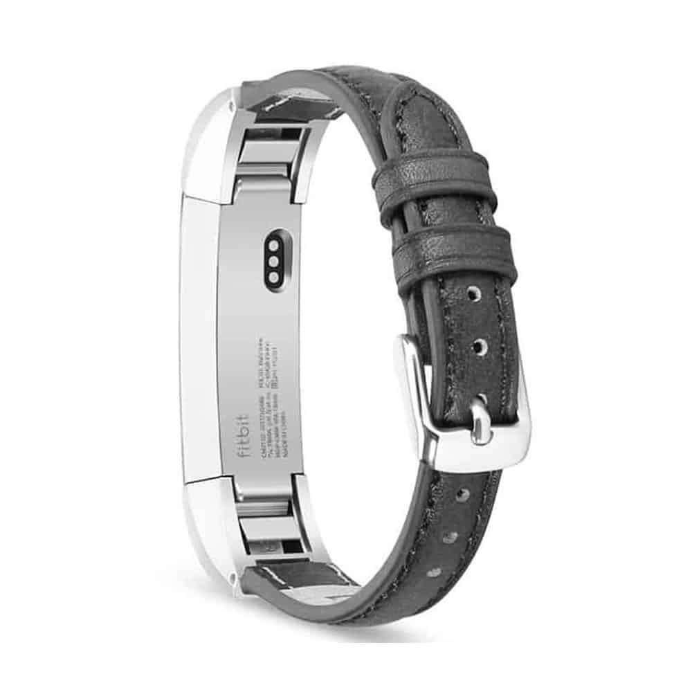 Killer Deals Fitbit Alta replacement leather strap - Black + Pink - Combo