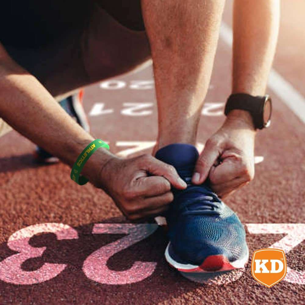 Killer Deals Debossed "Athletics" Silicone Wristband Bracelet- 3 Pack