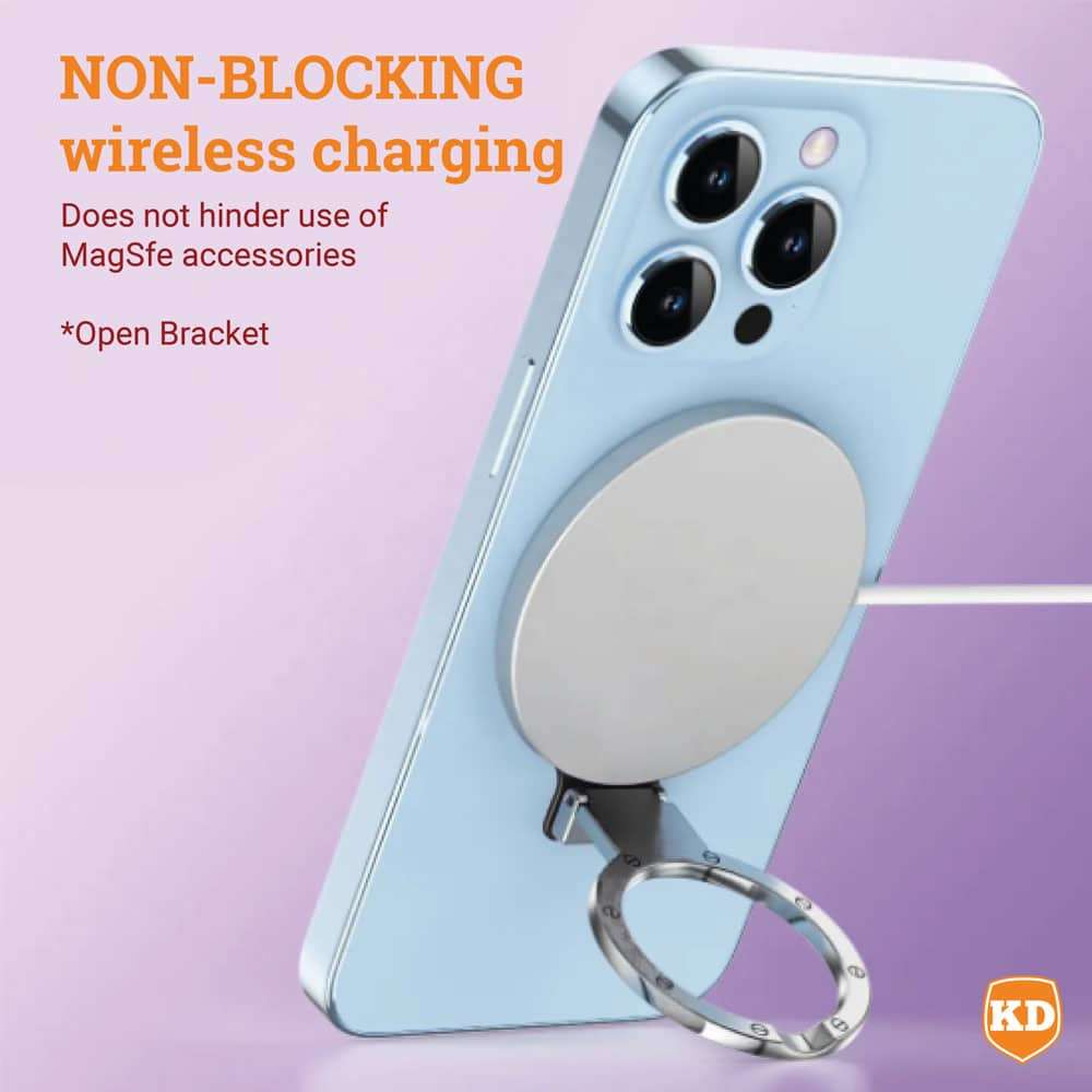 Magnetic MagSafe Phone Ring Kickstand for iPhone / Samsung