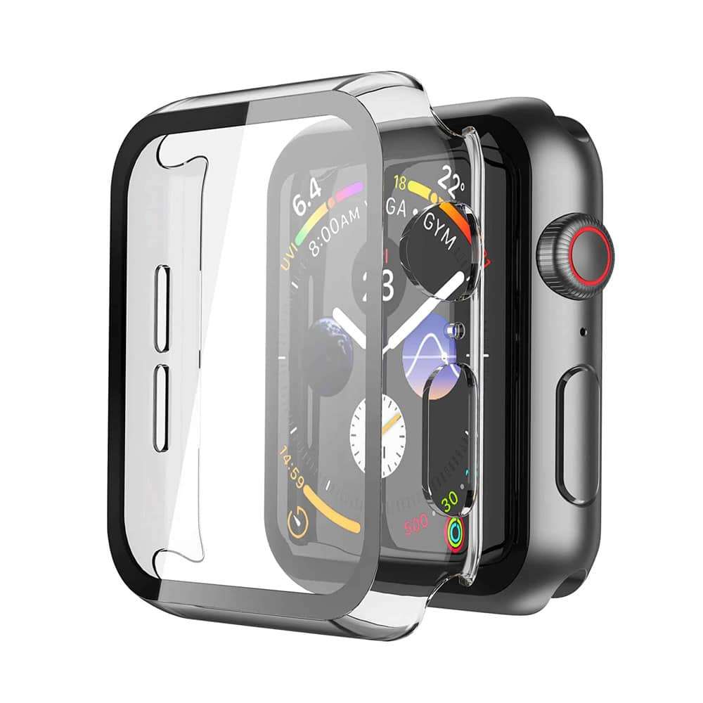 Killer Deals PC Protective Case & Glass Screen Protector for 38mm Apple Watch