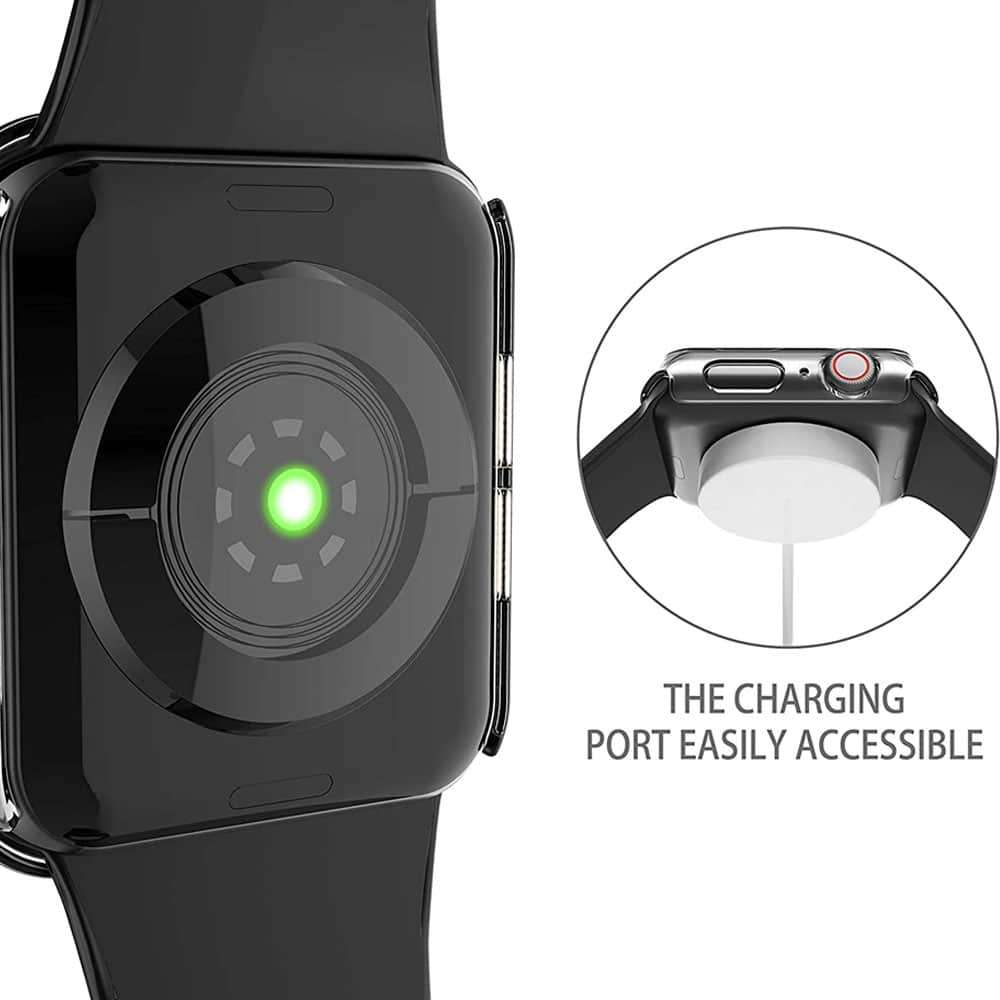 Killer Deals PC Protective Case & Glass Screen Protector for 38mm Apple Watch