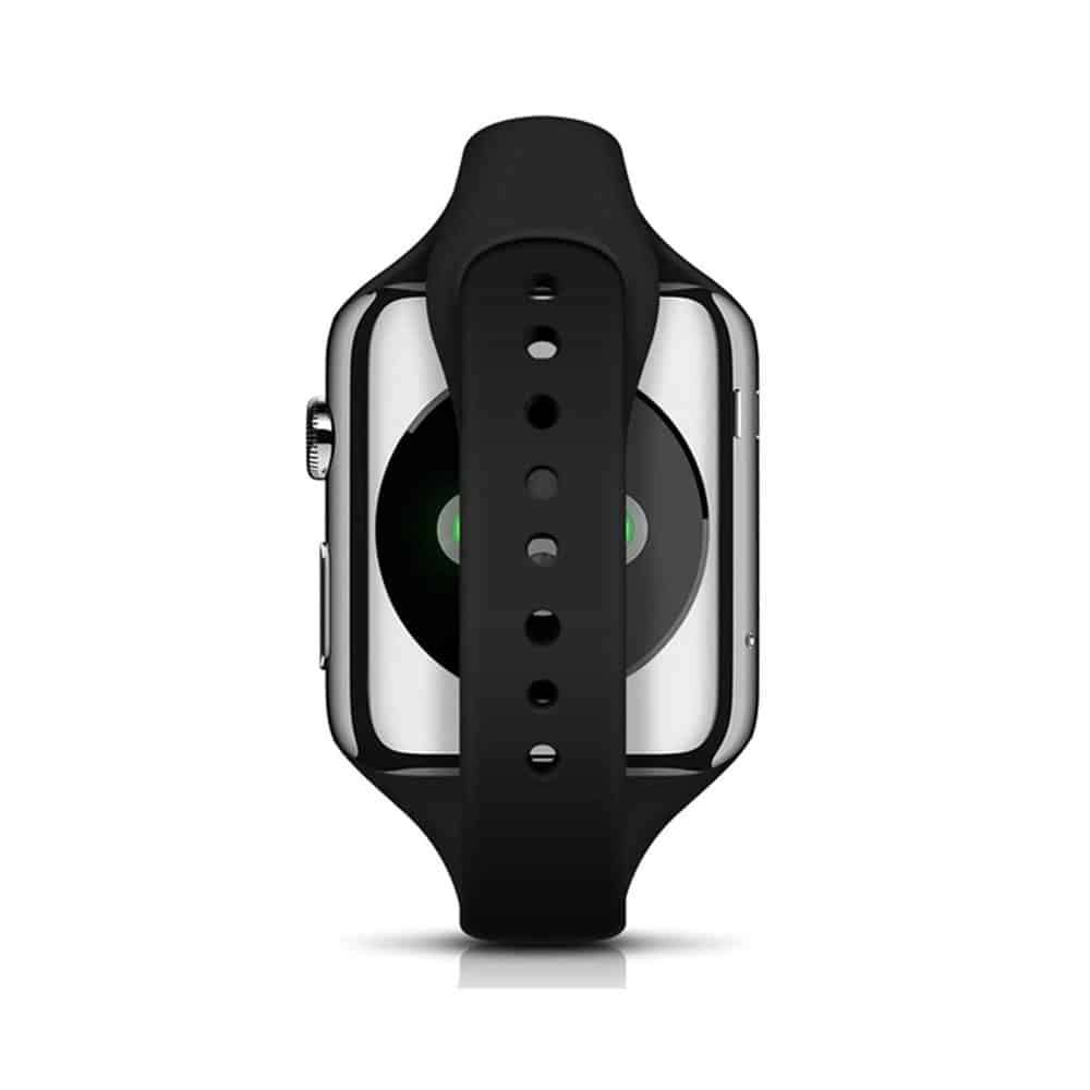 Slim Style Silicone Strap for 42/44/45/49mm Apple Watch- White