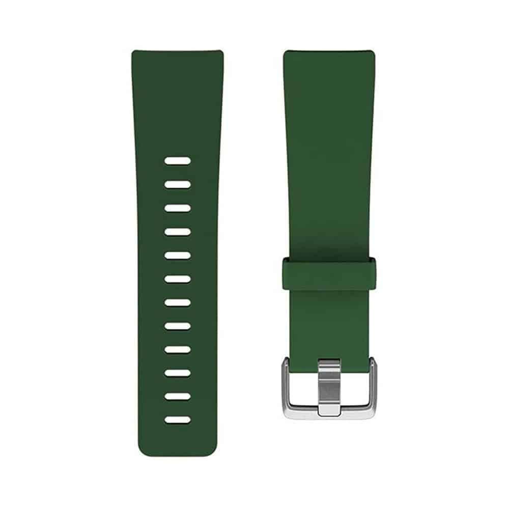Killer Deals Fitbit Versa silicone strap - Dark green (S/M)