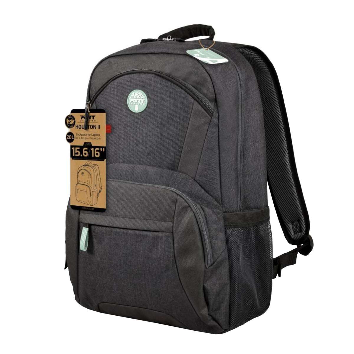 Port Designs Houston II ECO 15.6" Laptop Backpack