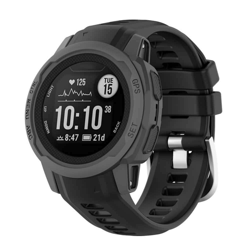 Killer Deals 22mm Garmin Instinct Replacement Silicone Strap - Black