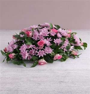 Avbob Pink Funeral Coffin Display