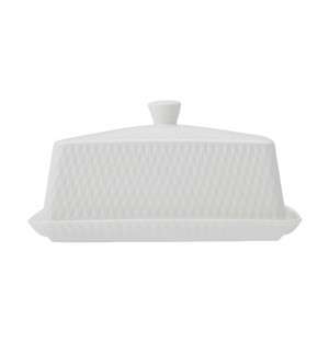 Maxwell and Williams White Diamonds Butter Dish