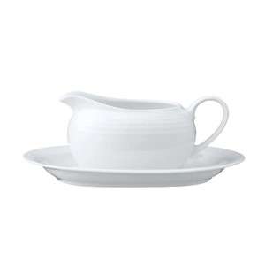 Noritake Arctic White Gravy and Saucer