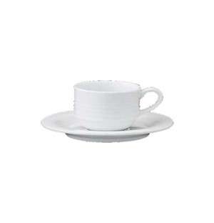 Noritake Arctic White Stackable AD Cup and Saucer