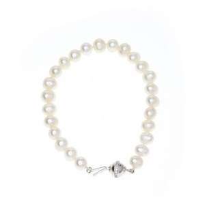 Fresh Water 6,5mm White Pearl Bracelet