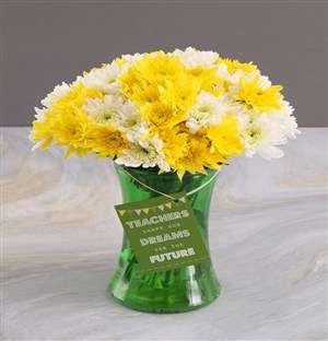 Teachers Day Sprays Surprise In Vase Gift