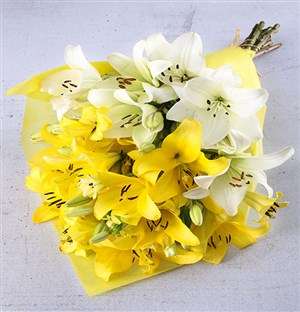 Serene Get Well Lily Bouquet