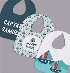 Personalised Set of Captain Bibs