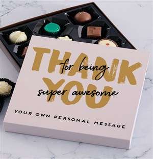 Personalised Super Awesome Chocolate Tray