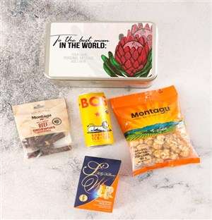 Personalised Best Mom Snack Tin