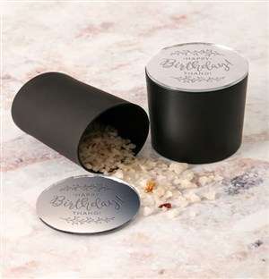 Personalised Birthday Vanilla Scented Candle Set