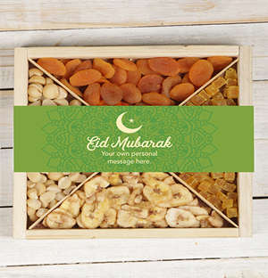 Personalised Eid Fruit and Nut Tray