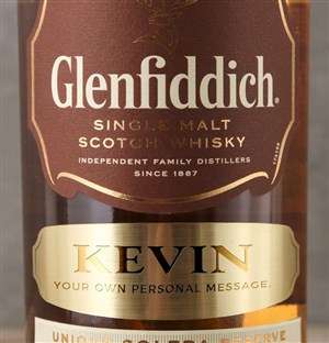 Personalised Label Glenfiddich 15 Year