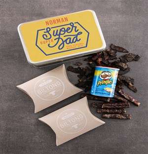 Personalised Super Duper Dad Snack Tin