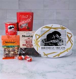 Personalised Birthday Treats Gourmet Tin