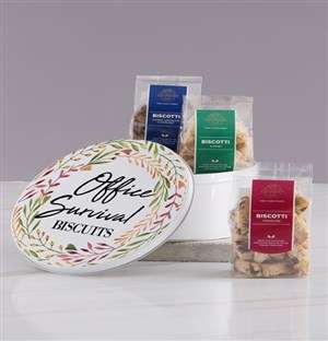 Office Survival Biscuits Gourmet Cookie Tin