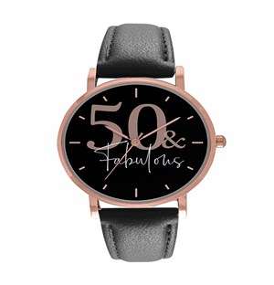 Personalised Digitime Ladies 50 and Fabulous Watch