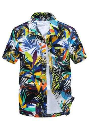 All Over Print Hawaiian Shirt