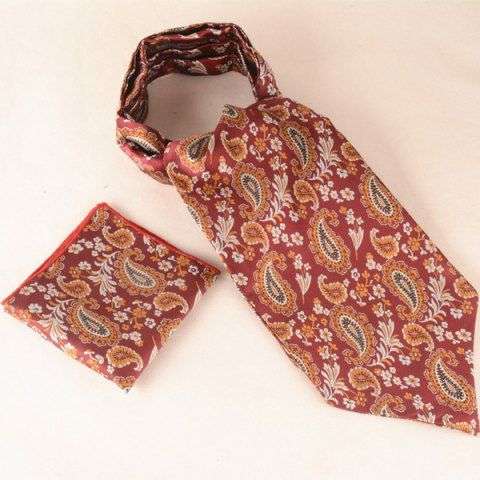 Jacquard Square Pocket Hanky and Cravat