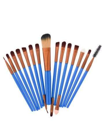 15Pcs Nylon Face Eye Makeup Brushes Set