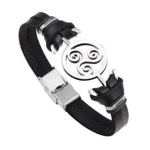 Personality Leather Men s Bracelet