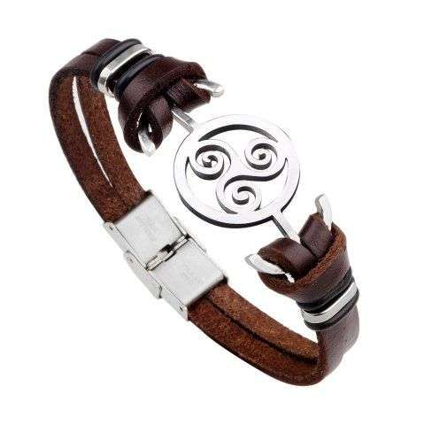 Personality Leather Men s Bracelet