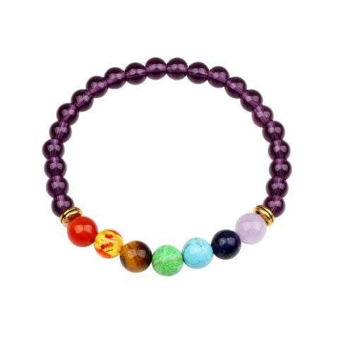 Amethyst Stones Chakra bracelets