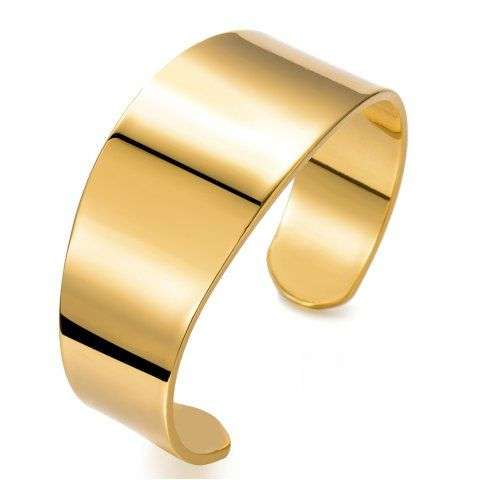 Glossy Gold Plated Ladies Bracelet Bangle