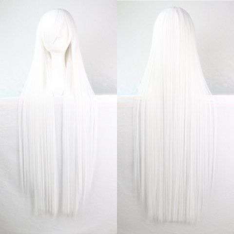 Long Glossy Straight Side Bang Harajuku Anime Synthetic Cosplay Wig