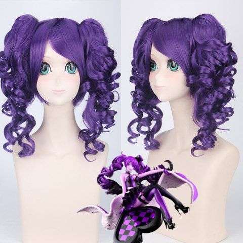 Medium Side Bang with Curly Bunches Wig