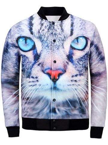 Stand Collar Long Sleeve Jacket