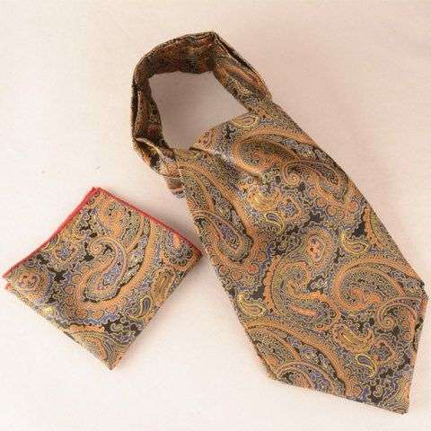 Jacquard Square Pocket Hanky and Cravat