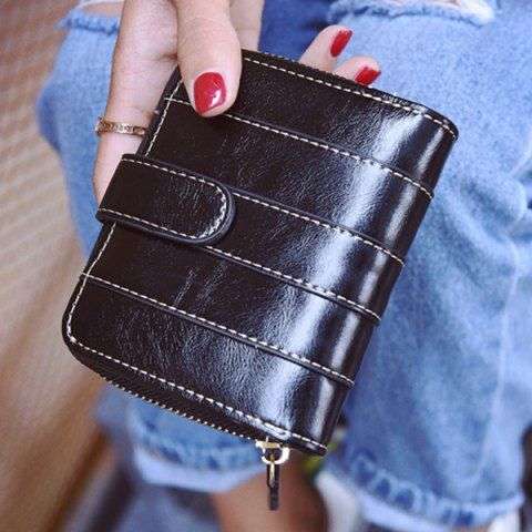 Faux Leather Small Wallet