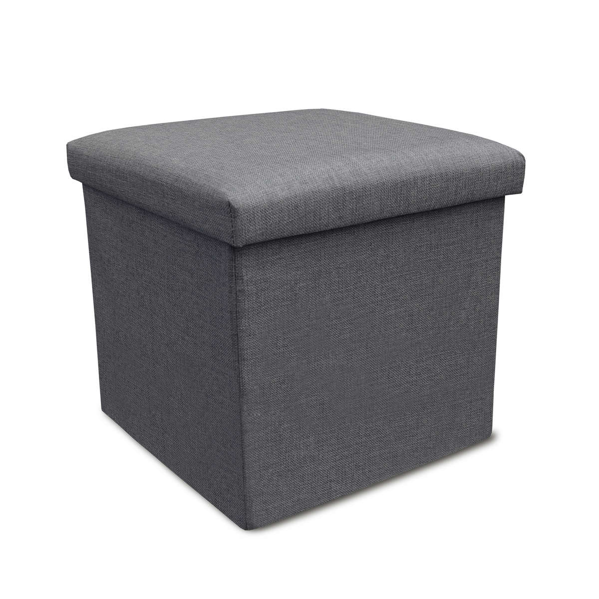 Single Storage Ottoman | Grey