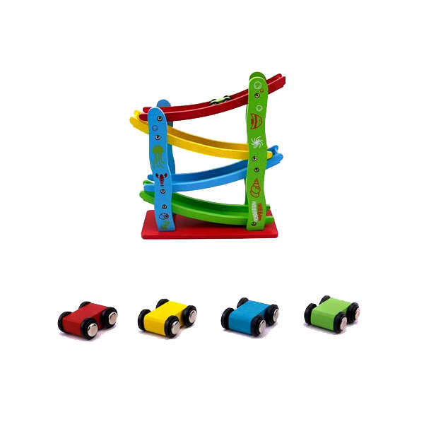 Toy - Wooden Minature Speeding Car