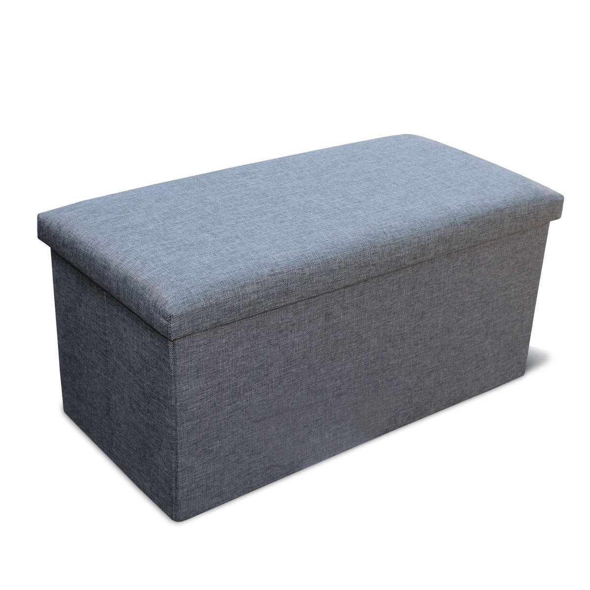 Storage Ottoman Double - Grey