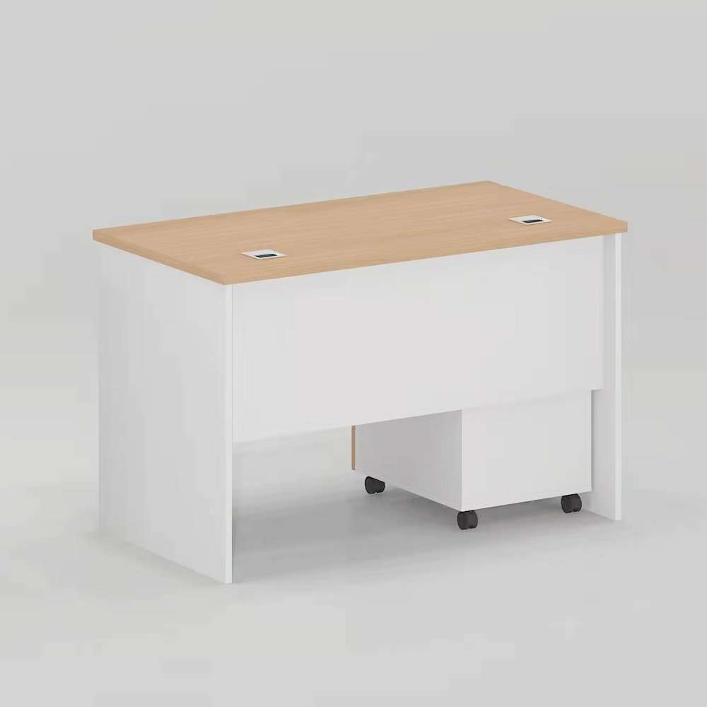 GOF Furniture Nero Office Desk - Oak