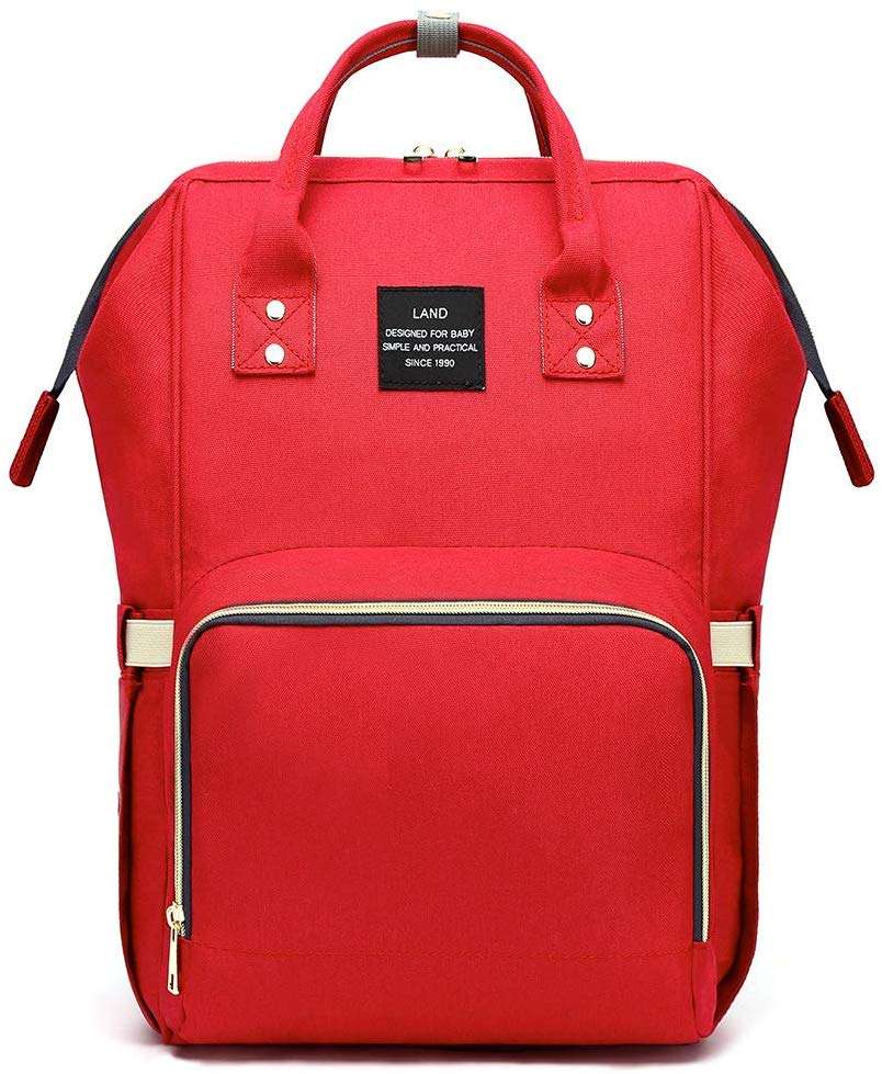 Multi-Functional Diaper Bag - Red (READ THE DESCRIPTION)