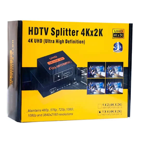 HDMI one in two out splitter