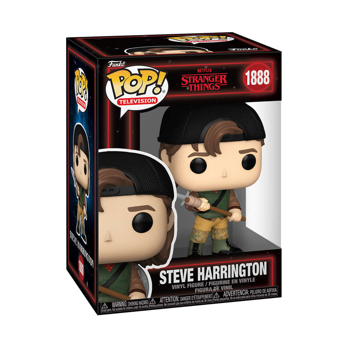 Steve Harrington with Spear - Stranger Things Funko Pop Figure #1888